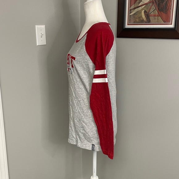 Ariat Womens Long Sleeve Baseball Tshirt Tee Size Large Equestrian Riding Horse - Picture 3 of 5